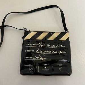 Genuine Kate Spade Cinema City patent leather shoulder bag.